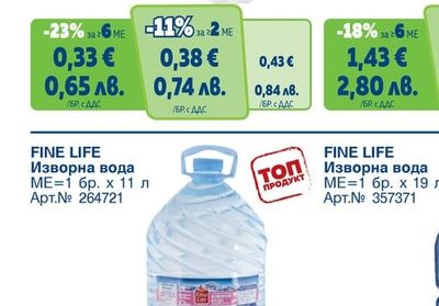 FINE LIFE Изворна вода