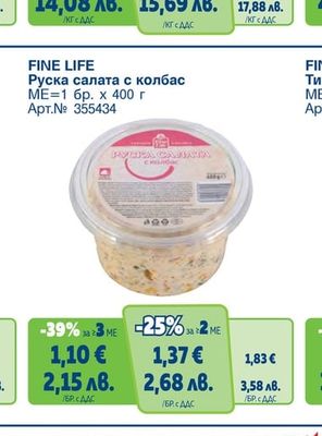 FINE LIFE Скумрия пушена, веяна
