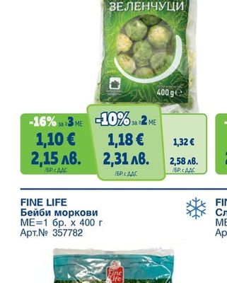 FINE LIFE Брюкселско зеле