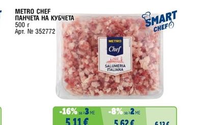 METRO CHEF ПАНЧЕТА НА КУБЧЕТА