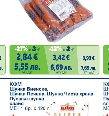 БРАВО Пилешки кренвирши