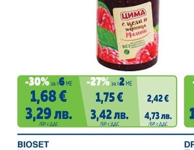 CIMA Конфитюр различни видове