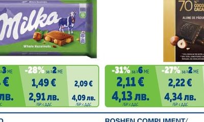 SUCHARD SUCHARD Шоколадови бонбони