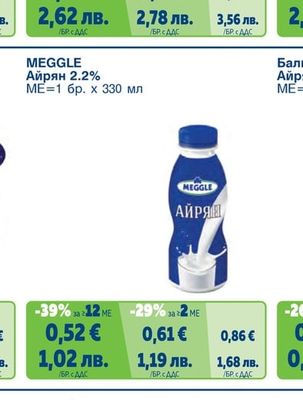 MEGGLE Айрян 2.2%