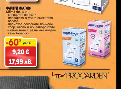 AQUAPHOR ФИЛТРИ MAXFOR+