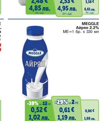 MEGGLE Айрян 2.2%