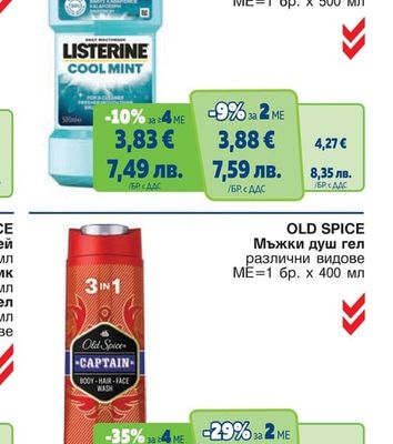 LISTERINE Вода за уста