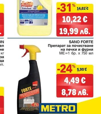 MR. PROPER PROFESSIONAL Универсален почистващ препарат