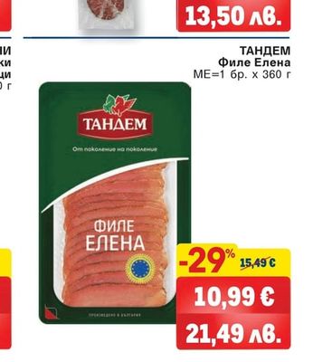 ТАНДЕМ Филе Елена
