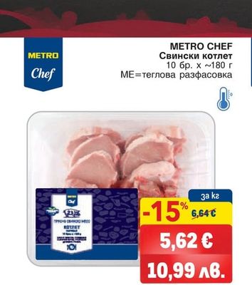 METRO CHEF Свински котлет