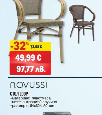 METRO PROFESSIONAL СТОЛ BELVIERA