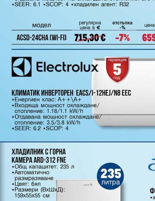 arielli ИНВЕРТОРЕН КЛИМАТИК ACSD-18CHA (WI-FI)