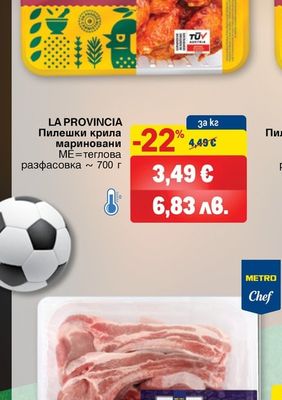 LA PROVINCIA Пилешки крила мариновани