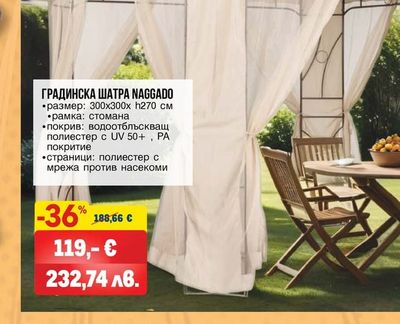 Tarrington House ГРАДИНСКА ШАТРА NAGGADO