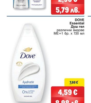 DOVE Essential Душ гел