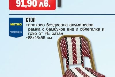 METRO PROFESSIONAL СТОЛ LYNX