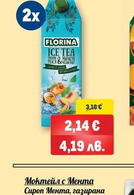 FLORINA Студен чай различни видове