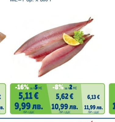 Скумрия филе 20% глазура