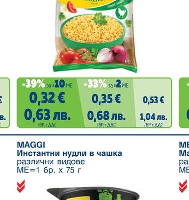 Инстантни спагети различни видове