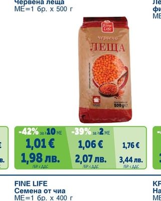 Червена леща