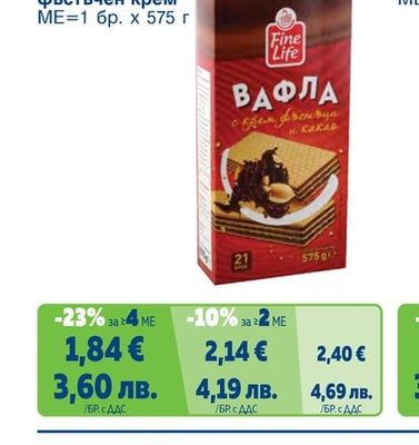 Вафли с фъстъчен крем
