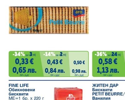 Бисквити PETIT BEURRE