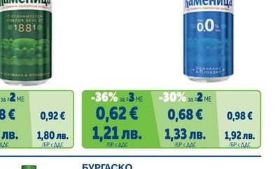 ШУМЕНСКО Pale Lager PET, Alc 5.3%