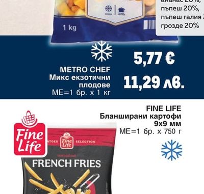 METRO CHEF Микс екзотични плодове