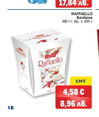 RAFFAELLO Бонбони