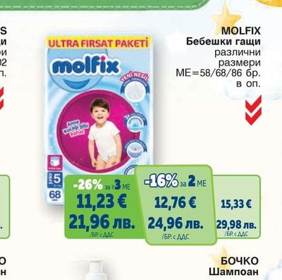 MOLFIX Бебешки гащи