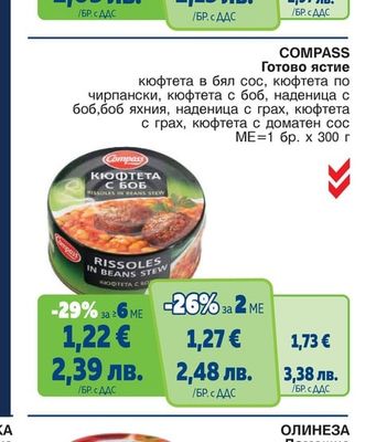 COMPASS Пастет различни видове