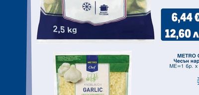 METRO CHEF Чесън нарязан