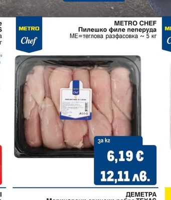 METRO CHEF Пилешко филе пеперуда