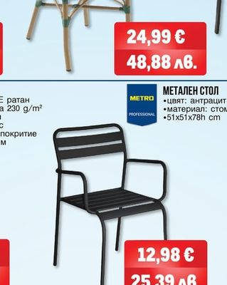 METRO PROFESSIONAL СТОЛ