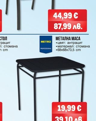 METRO PROFESSIONAL СТОЛ LYNX
