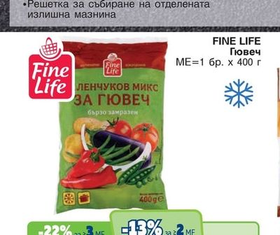 FINE LIFE ЛЕНЧУКОВ МИКС ЗА ГЮВЕЧ