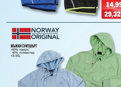 NORWAY ORIGINAL МЪЖКИ СУИТШЪРТ