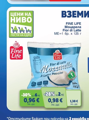 FINE LIFE Моцарела Fior di Latte