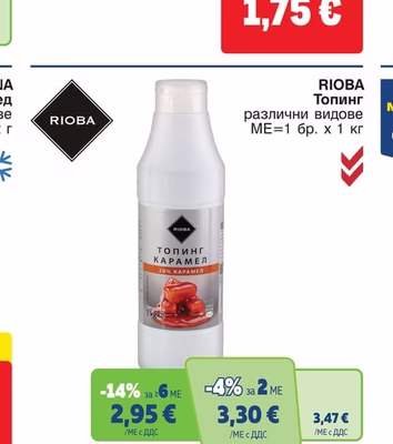 RIOBA Топинг различни видове