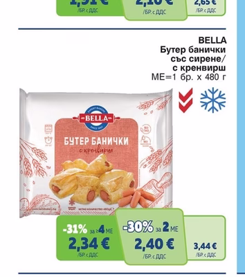 BELLA Бутер тесто