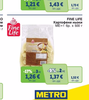 FINE LIFE Картофени ньоки