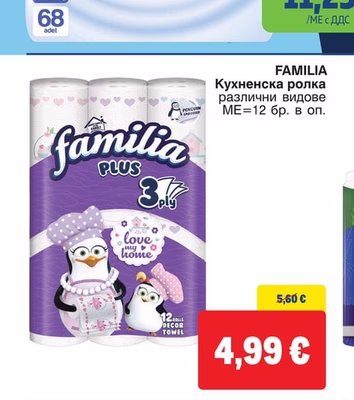FAMILIA Кухненска ролка