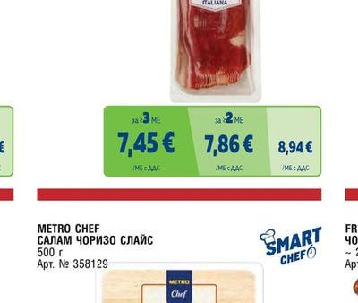 METRO CHEF ПАНЧЕТА СЛАЙС