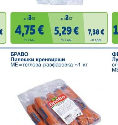 ДЕЛИКАТЕС ЖИТНИЦА Кренвирш