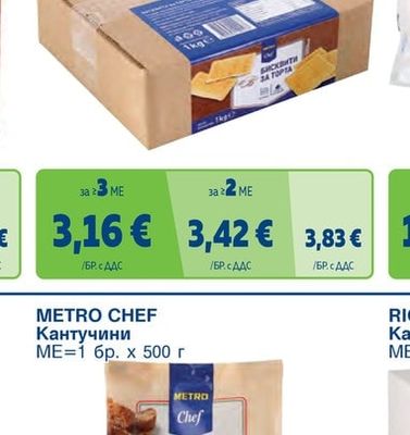 METRO CHEF Бисквити за торта
