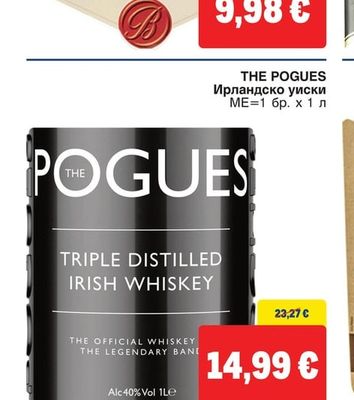 THE POGUES Ирландско уиски