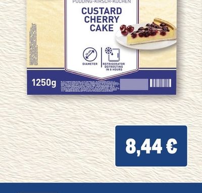 METRO Chef CUSTARD CHERRY CAKE