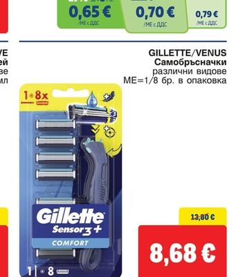 Gillette/Venus Самобръсначки