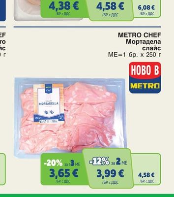 METRO Chef Мортадела слайс
