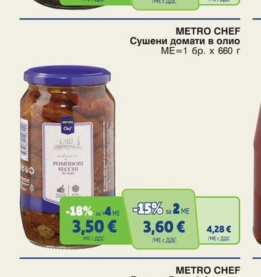METRO CHEF Сушени домати в олио